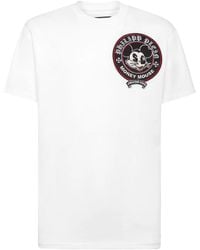 Philipp Plein - Money Mouse-Embroidered T-Shirt - Lyst