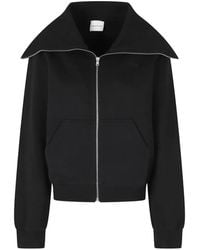 7 For All Mankind - Hoodie Zippé À Col Oversize - Lyst