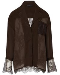 Liu Jo - Blouse À Empiècement En Dentelle - Lyst