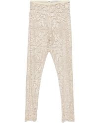 Gemy Maalouf - Floral-Lace Leggings - Lyst