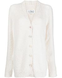 Maison Margiela - Cotton Blend Cardigan - Lyst