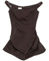 Magda Butrym - Robe Courte À Épaules Dénudées - Lyst