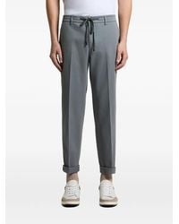 Peserico - Drawstring Turn-Up Trousers - Lyst