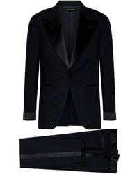 Tom Ford - Wollen Pak Met Enkele Rij Knopen - Lyst