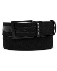 KARL LAGERFELD - Logo-Detail Belt - Lyst