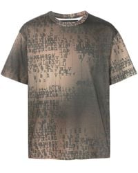 MISBHV - T-Shirt mit Bleach-Effekt - Lyst