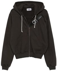 Magliano - Belt-Detail Zip-Up Hoodie - Lyst