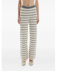 CRUSH Collection - Striped Straight Trousers - Lyst