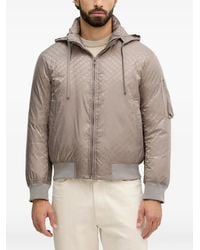 ARMANI EXCHANGE - Logo-Print Padded Jacket - Lyst