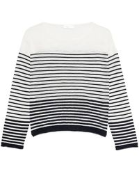 Roberto Collina - Striped Top - Lyst
