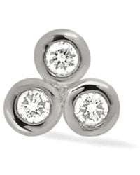 Lark & Berry - 14Kt Trio Diamond Earring - Lyst