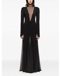 Atu Body Couture - Mesh-Panelled Maxi Dress - Lyst