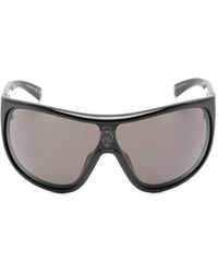 Gucci - Logo-Plaque Geometric-Frame Sunglasses - Lyst