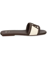 ARMANI EXCHANGE - Sandalen Mit Logo - Lyst