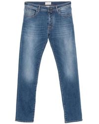 Jacob Cohen - Bard Logo-Patch Slim-Fit Denim Jeans - Lyst