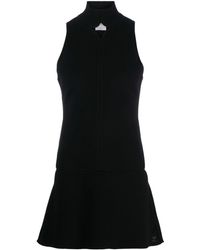 Courreges - Cut-out High-neck Knitted Dress - Lyst
