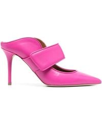 Malone Souliers - Helene 80mm Leather Mules - Lyst