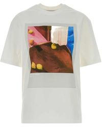 Jil Sander - Cotton Crew-Neck T-Shirt - Lyst