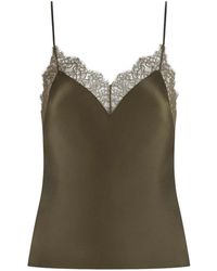 Maison Close - Hemd Met Afwerking Van Kant - Lyst
