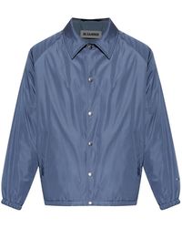Jil Sander - Press-Stud Raglan-Sleeve Jacket - Lyst