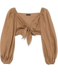 ACTUALEE - Tie-Fastening Blouse - Lyst