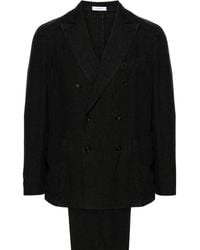 Boglioli - Costume en lin à veste à boutonnière croisée - Lyst