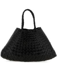 Dragon Diffusion - Small Santa Croce Hand-Woven Leather Tote Bag - Lyst