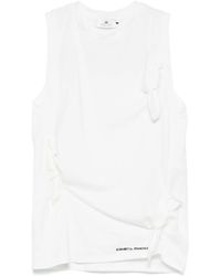 Elisabetta Franchi - Top sin mangas con detalle de lazo - Lyst