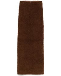 Self-Portrait - Knitted Maxi Skirt - Lyst