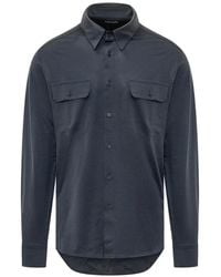 Tom Ford - Button-Up Chest-Pocket Shirt - Lyst