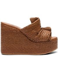 Casadei - Aruba Wedge Sandals - Lyst