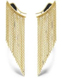 Guzema - Hidden Beauty Chainfall Earrings - Lyst