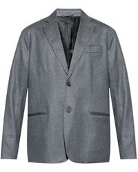 Emporio Armani - Wool Blazer - Lyst