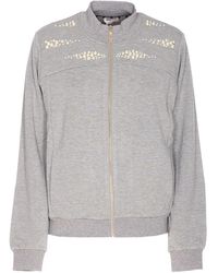 Liu Jo - Zip-Up Sweatshirt - Lyst