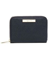 agnès b. - Logo-Plaque Leather Wallet - Lyst