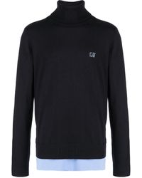 Off-White c/o Virgil Abloh - Embroidered-Logo Long-Sleeve Sweatshirt - Lyst