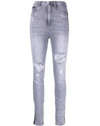 Philipp Plein - Crystal-Embellished Jeggings - Lyst