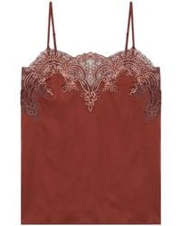 Fortela - Brianne Lace-Trimmed Sleeveless Blouse - Lyst