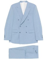 Fursac - Costume En Laine À Boutonnière - Lyst