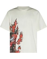 Y-3 - Graphic-Print Raglan-Sleeve T-Shirt - Lyst