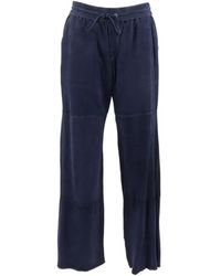 P.A.R.O.S.H. - Drawstring Suede Trousers - Lyst