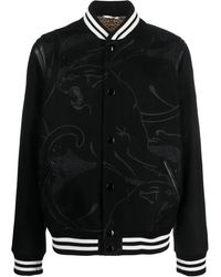 Valentino Garavani - Graphic-Print Wool Bomber Jacket - Lyst