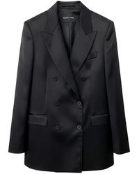 Rundholz Black Label - Double-Breasted Peak-Lapel Blazer - Lyst
