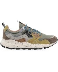 Flower Mountain - Yamano 3 Suede-Panelled Low-Top Sneakers - Lyst