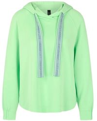 Marc Cain - Hoodie À Manches Raglan Et Bande Logo - Lyst