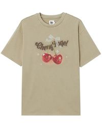 B+ AB - Graphic-Print Cotton T-Shirt - Lyst