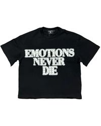 Mixed Emotions - End Rhinestone-Embellished Cotton T-Shirt - Lyst