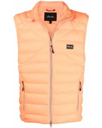 Polo Ralph Lauren - Gilet Matelassé À Patch Logo - Lyst