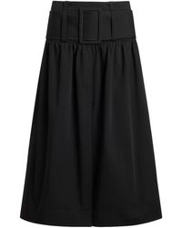 Patou - Falda Fruncida Con Cinturón - Lyst