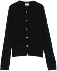 Moncler - Ribbed-Knit Button-Up Cardigan - Lyst
